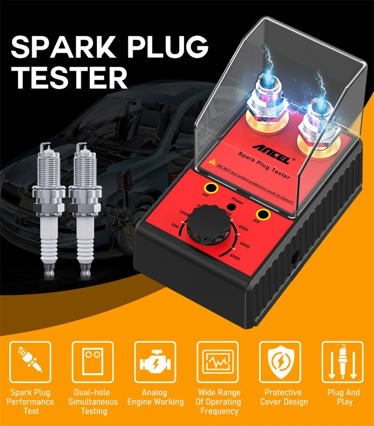 ⚡Hot Sale⚡ANCEL SP02 Dual Hole Car Spark Plug Tester