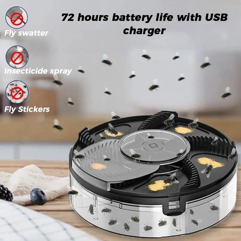Automatic Home Fly Trap: A Fly Killer for Home, Cleansing the Restaurant!（Buy 2 Free Shipping）