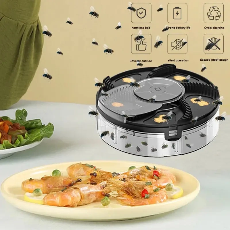 Automatic Home Fly Trap: A Fly Killer for Home, Cleansing the Restaurant!（Buy 2 Free Shipping）
