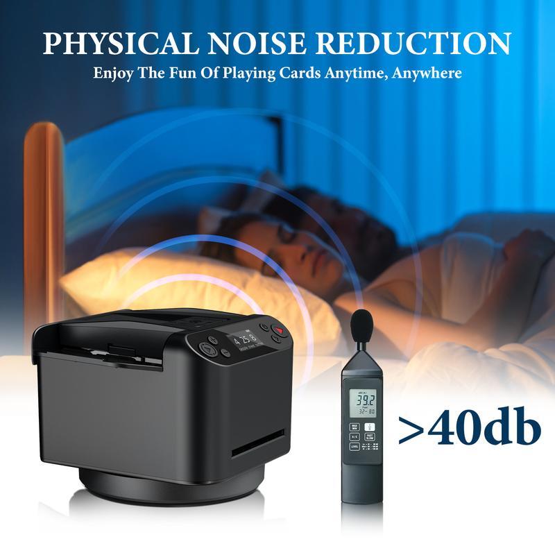 🔥2024 Hot Sale🔥Automatic Card Dispenser and Shuffler, 360° Rotating 2 Decks Card Dispenser（Free Shipping）