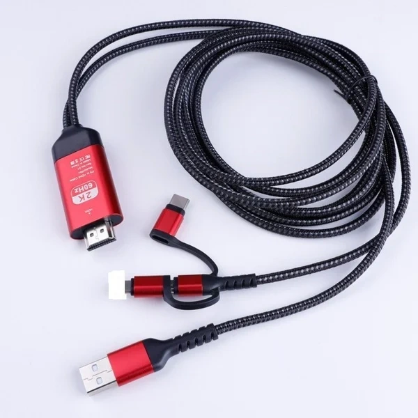 🔥BIG SALE - 49% OFF🔥 1080P No Lagging HDMI TV Cable 📺📺No network required for screen casting