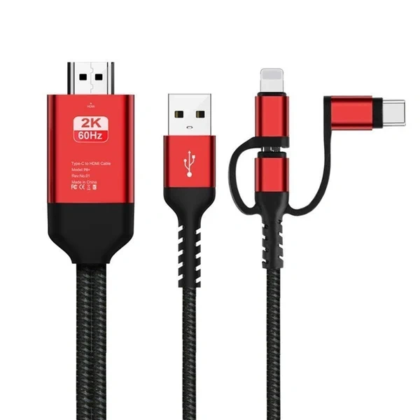 🔥BIG SALE - 49% OFF🔥 1080P No Lagging HDMI TV Cable 📺📺No network required for screen casting