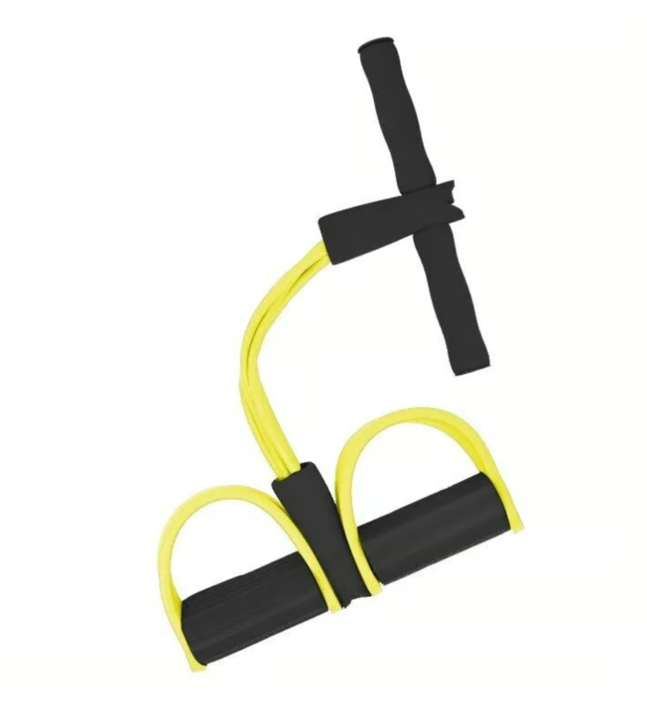 21 Fitness Resistance Bands-4 Tube Pedal Ankle Puller