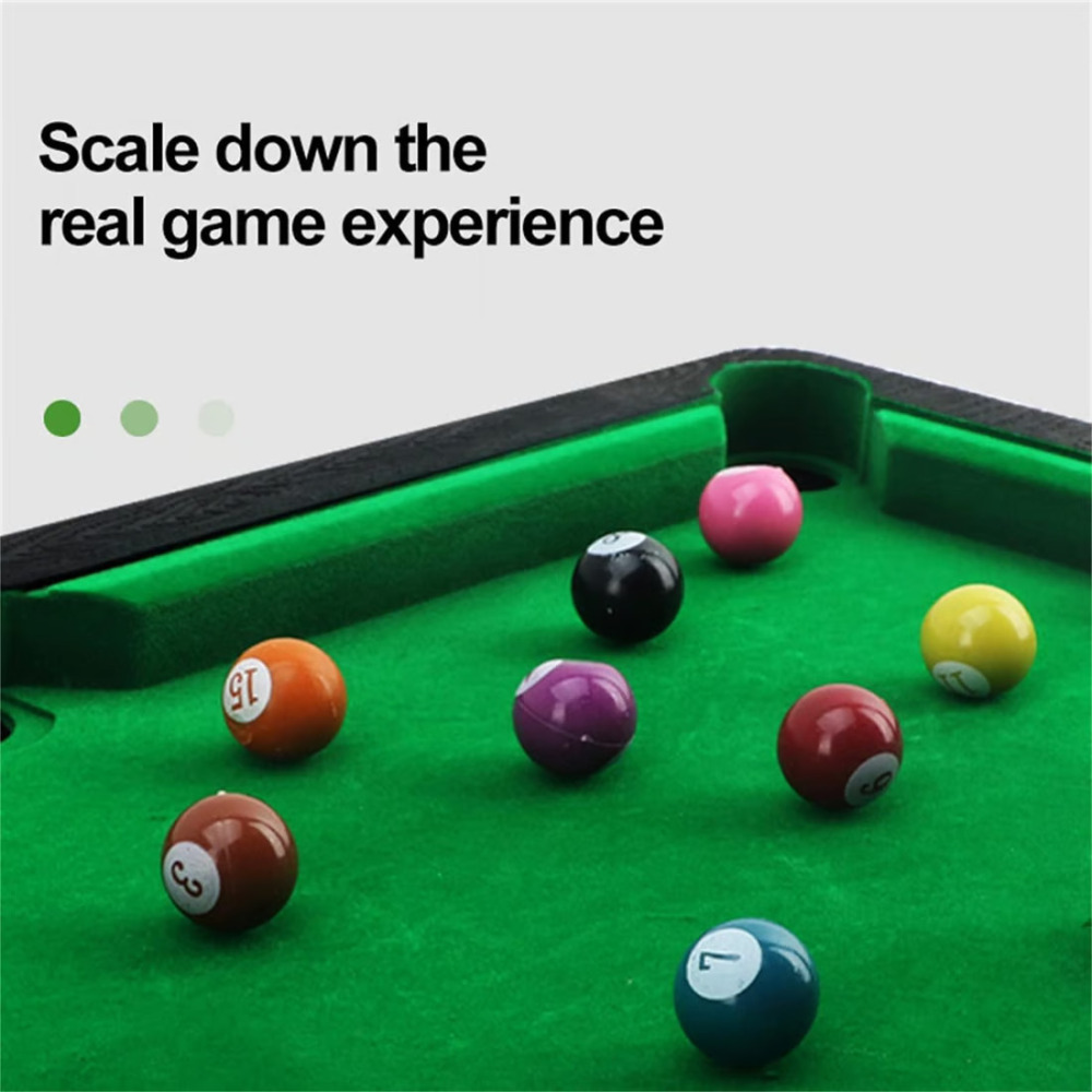 🔥49% OFF🔥Premium Tabletop Billiards Mini Snooker Game Set