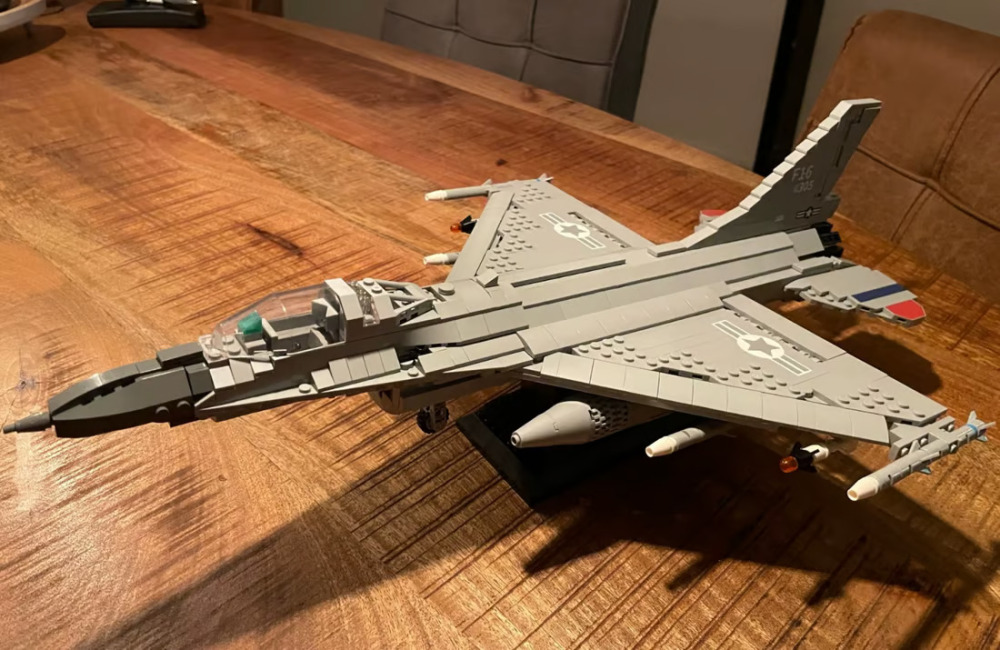 F22 Raptor Fighter Building Kit, Military Series Building Blocks Set