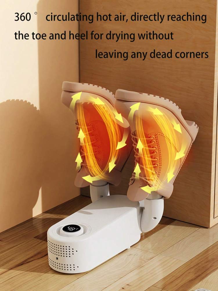 Smart Home Shoe Dryer,  Timed Shoe Warmer（Deodorant & Sterilization!）