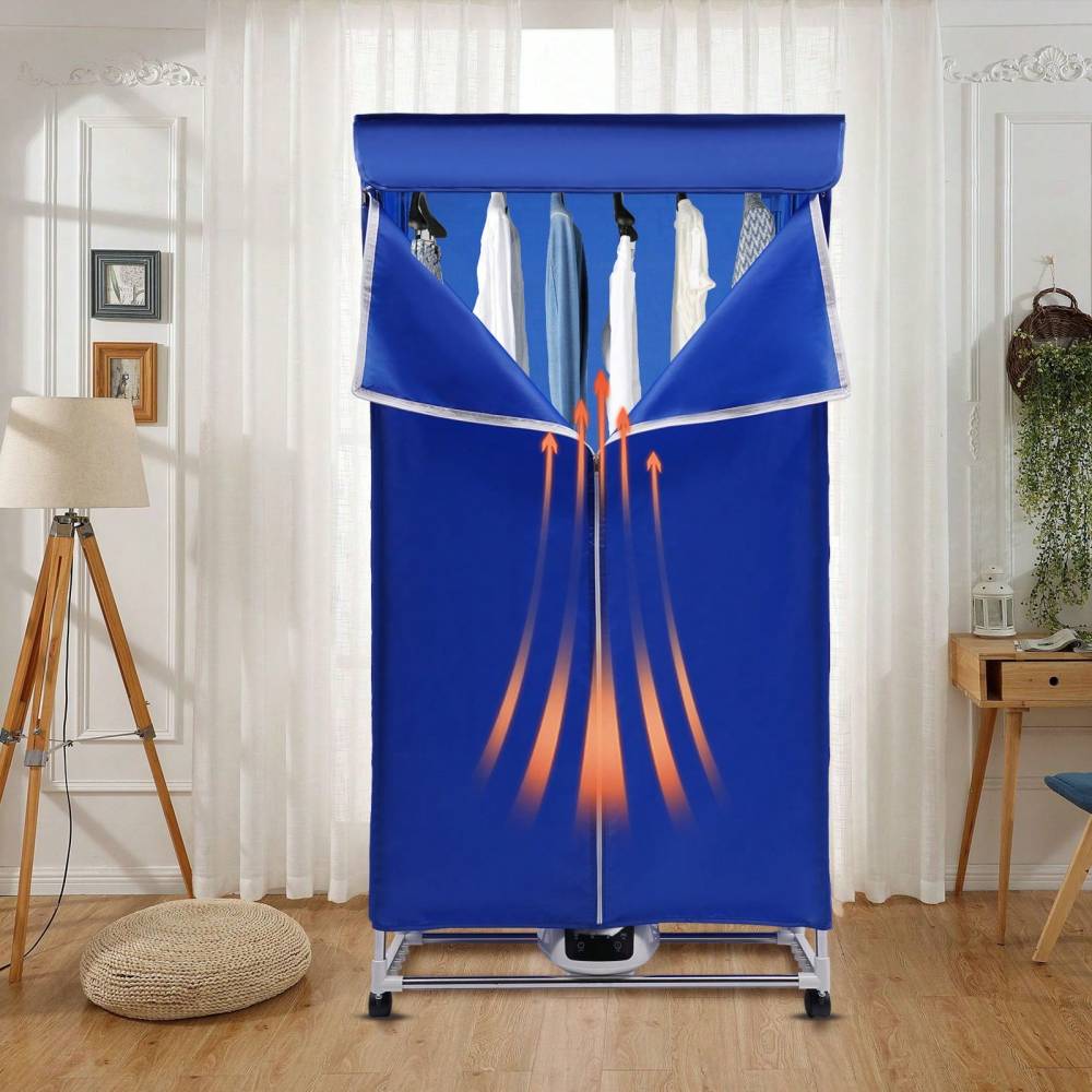 Portable Dryer 66 lb Capacity, Clothes Drying Rack (2 Tier Foldable！)