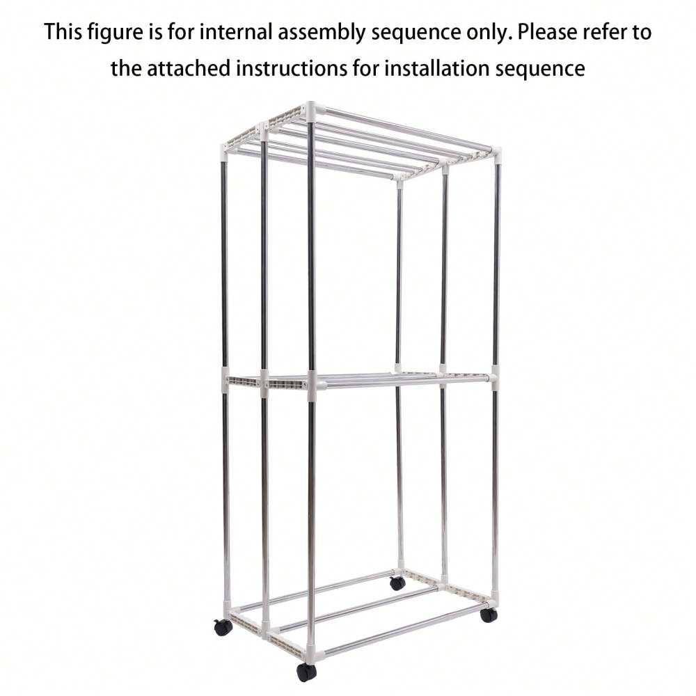 Portable Dryer 66 lb Capacity, Clothes Drying Rack (2 Tier Foldable！)
