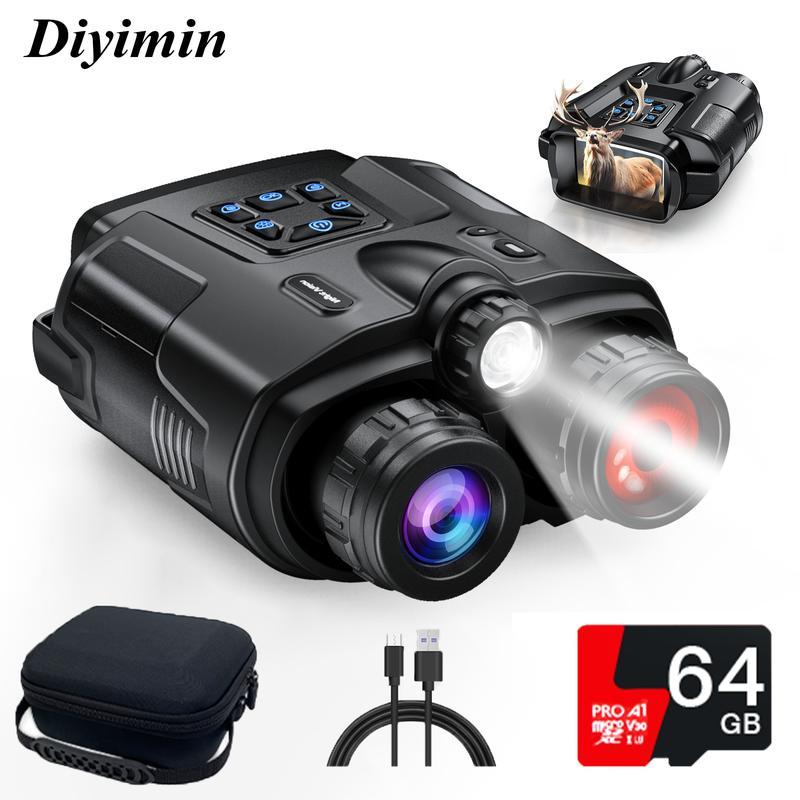 4K Infrared Night Vision Goggles, Binoculars (Free 64G memory card)