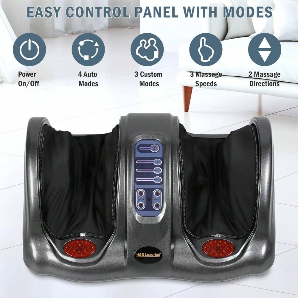 Foot Massager Machine, Kneading And Rolling Home Massagers（Free Shipping)