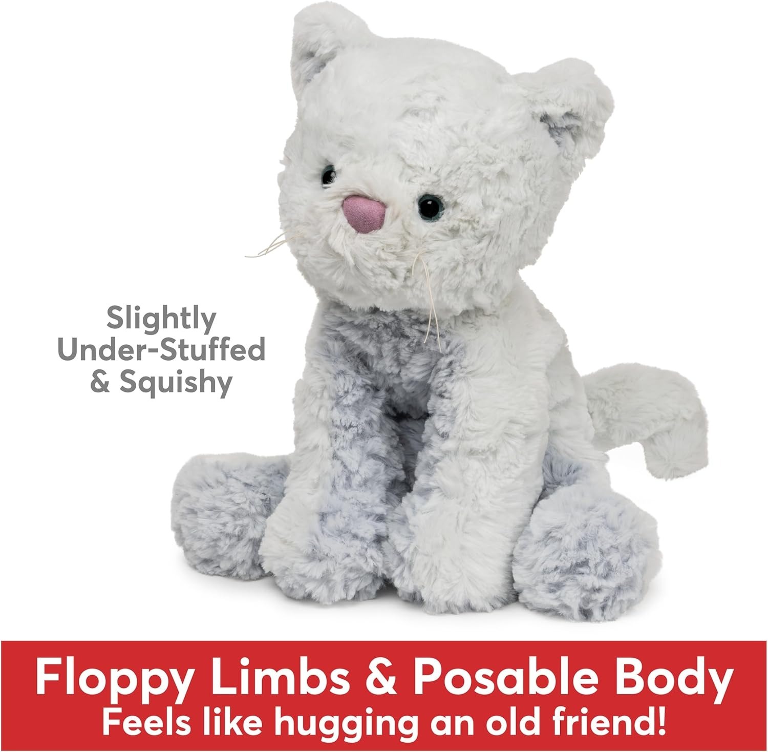 Stuffed Animal for Ages 1 and Up, Spring Decor Plush Toy, 10”