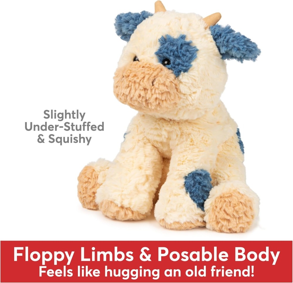 Stuffed Animal for Ages 1 and Up, Spring Decor Plush Toy, 10”