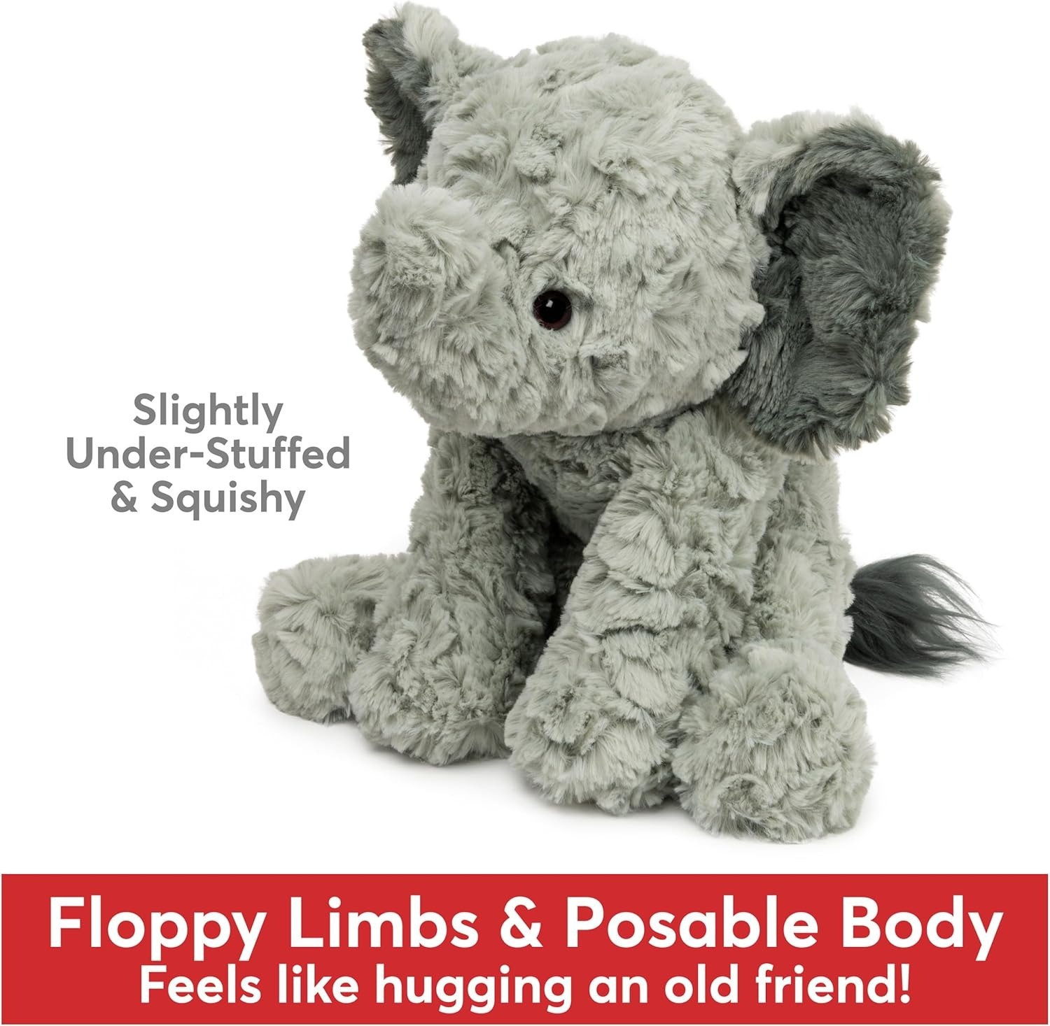 Stuffed Animal for Ages 1 and Up, Spring Decor Plush Toy, 10”