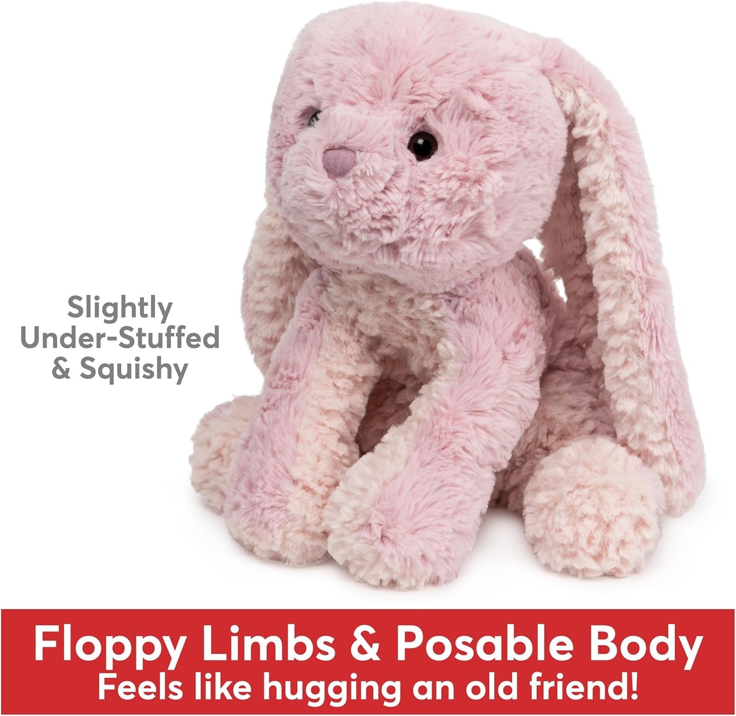 Stuffed Animal for Ages 1 and Up, Spring Decor Plush Toy, 10”