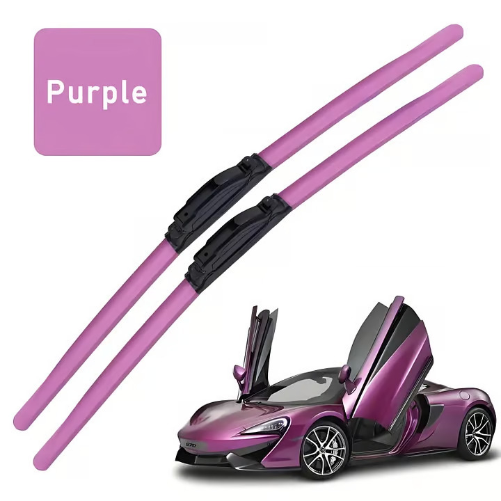 🌈 Colourful Silent Windshield Wipers – Transform Your Drive with Style, Silence & Crystal-Clear Vision!