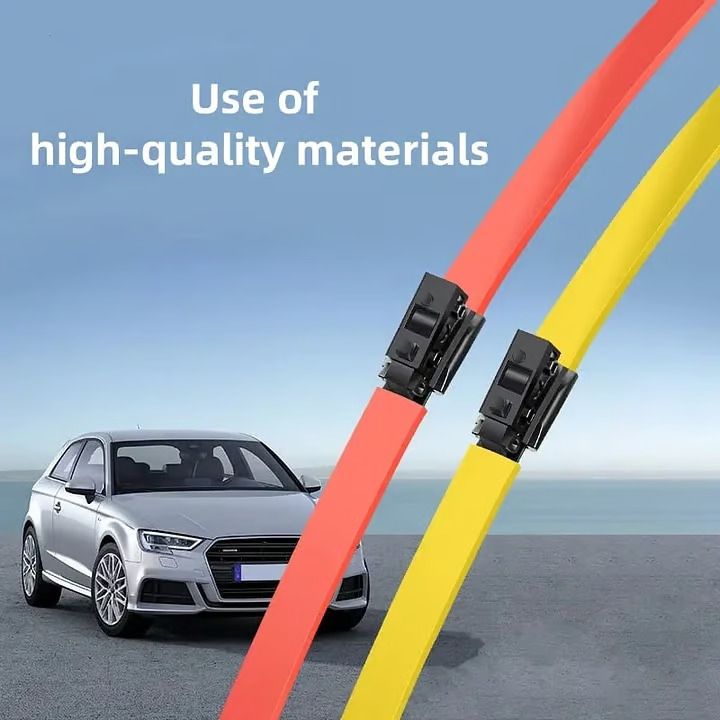 🌈 Colourful Silent Windshield Wipers – Transform Your Drive with Style, Silence & Crystal-Clear Vision!