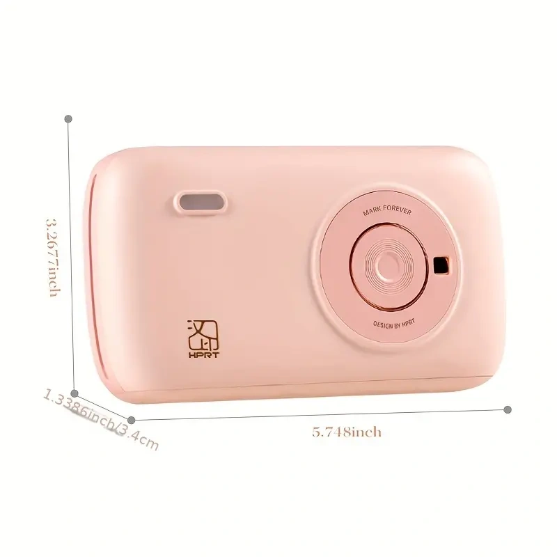 HPRT Photo Printer, 2x3 Micro Portable Colour Photo Printer with Wireless Mobile Connectivity, Compatible with iOS and Android