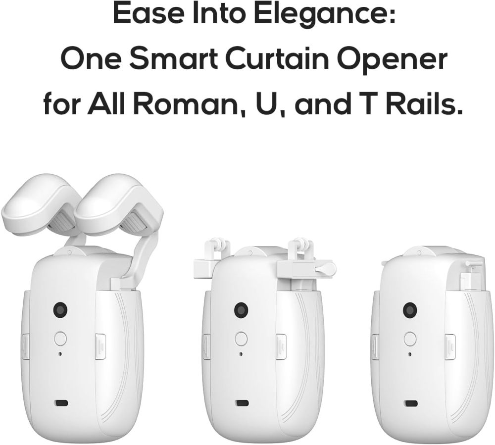 Automatic Curtain Opener and Closer - for Roman/U/T Rails