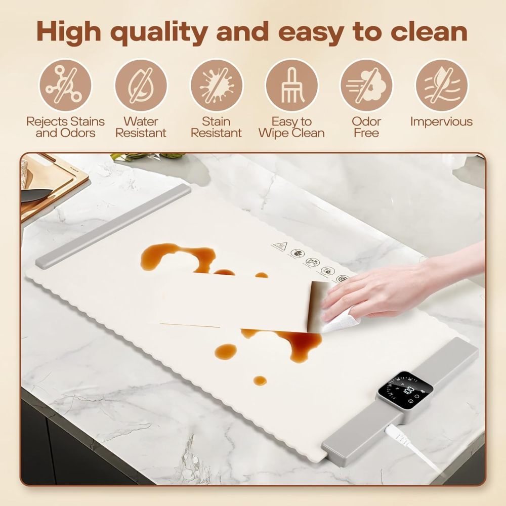 🔥Food Warming Mat - Electric Warming Trays for Buffets, Foldable Portable Food Warmer