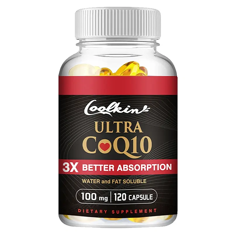 Ultra CoQ10 - with Vitamin E, Heart Health Support, Premium Formula for Men & Women - 120 Capsules