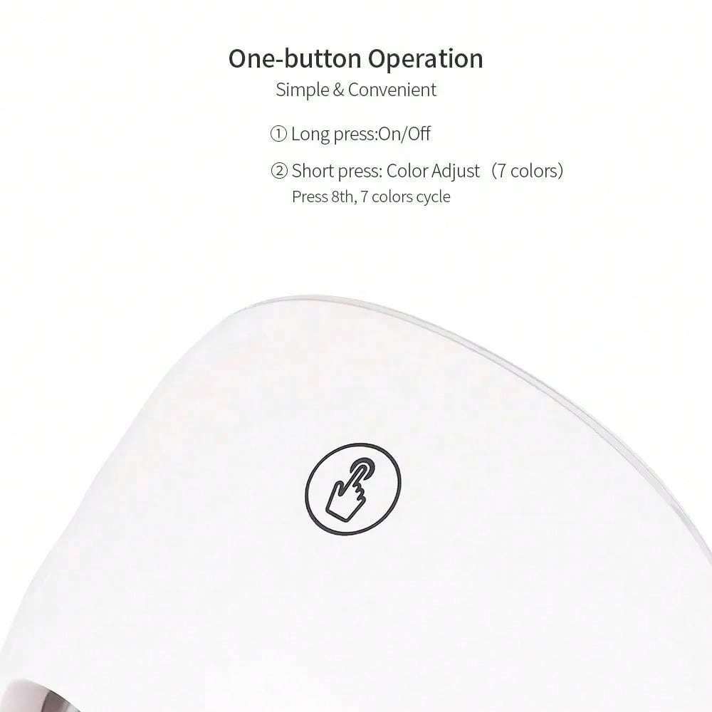 7 Colors LED Photon Therapy Beauty Mask（Skin Rejuvenation Lifting）