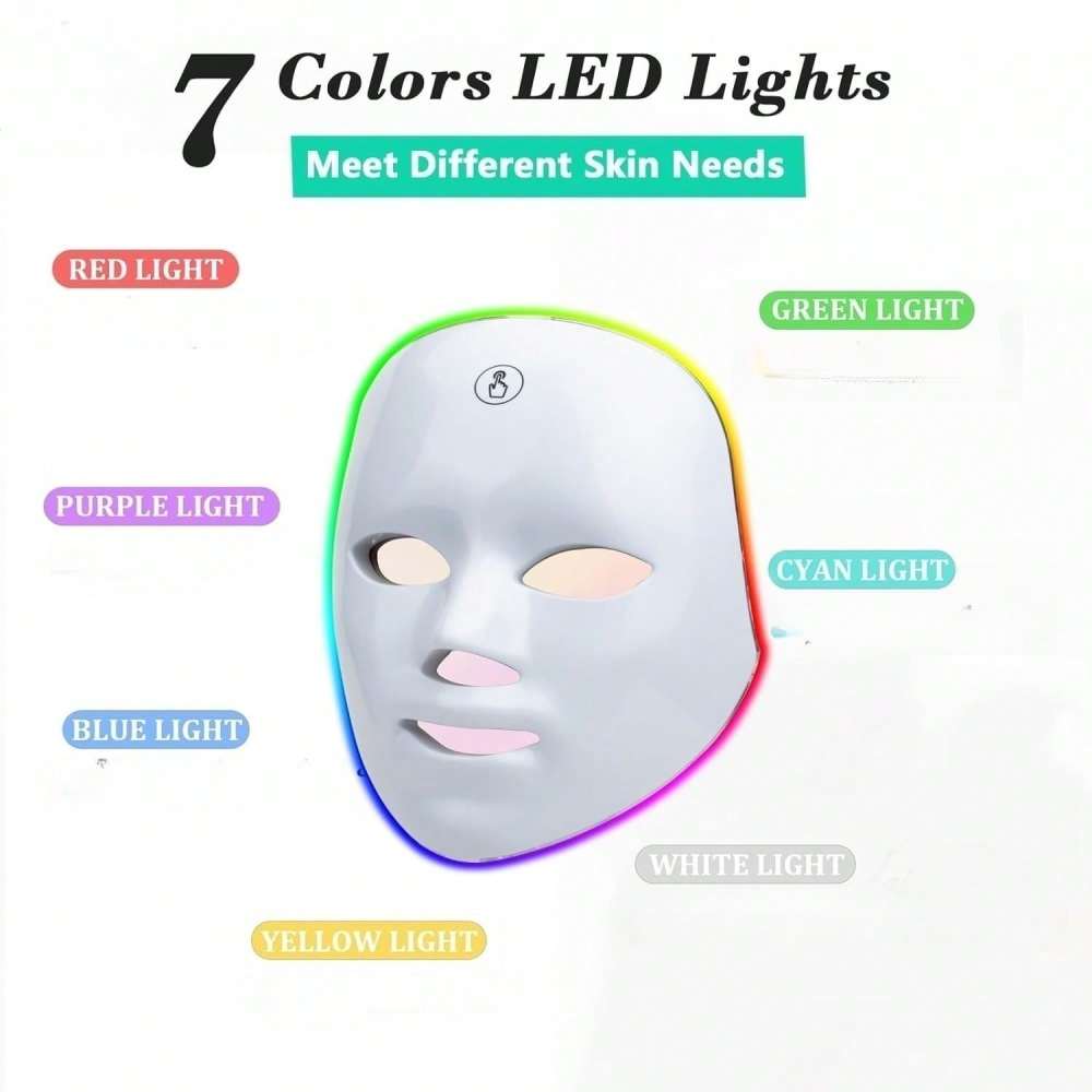 7 Colors LED Photon Therapy Beauty Mask（Skin Rejuvenation Lifting）