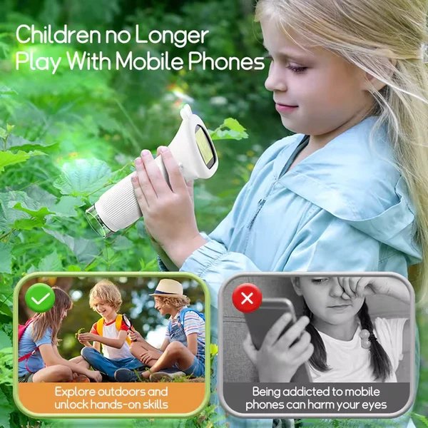Discover the World with a 1000X STEM Microscope – HD Screen & Adventure-Ready for Kids