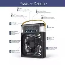 3 In 1 Portable Humidifier Fan Mini Air Conditioners