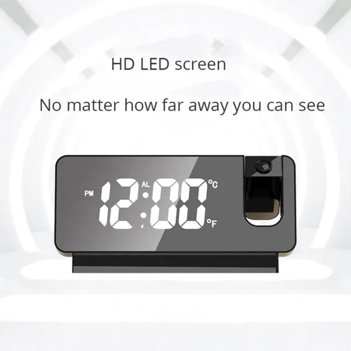 LED Digital Projection Alarm Clock Electronic Alarm Clock ⏰