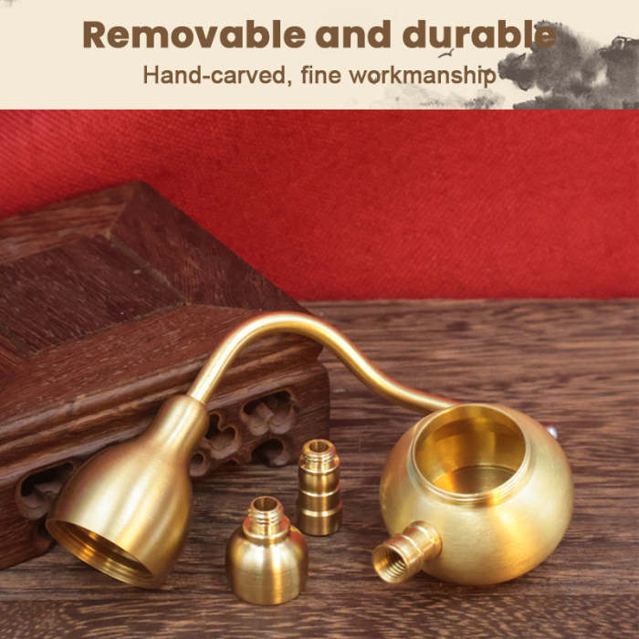 🔥 Brass Gourd Filter Pitcher
