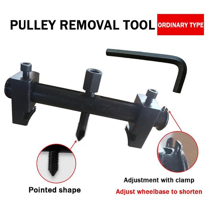 Automobile pulley removal tool