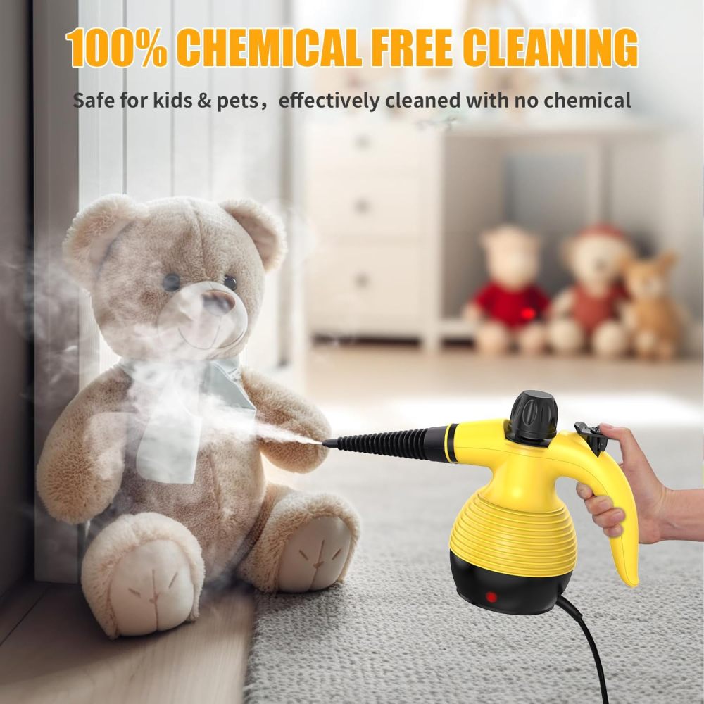 Pressurized Multi-Surface Steam Cleaner (with 10pcs Accessories )