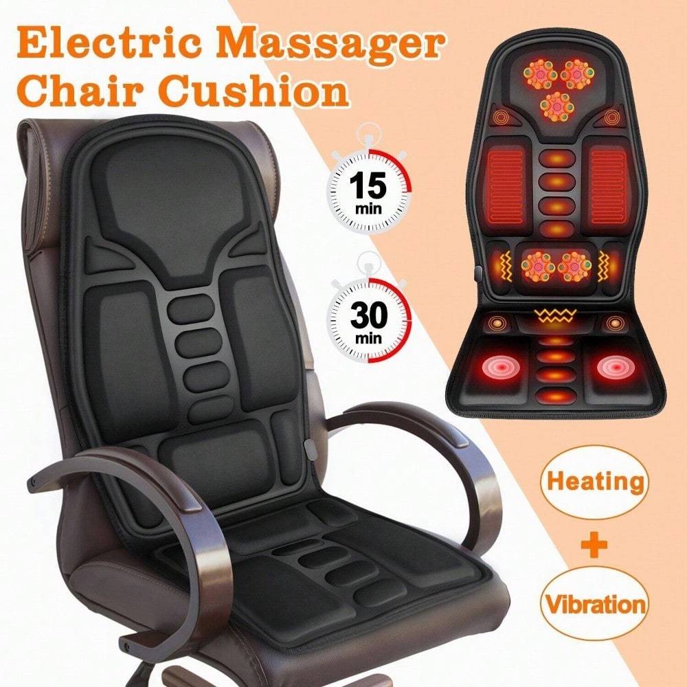 8 Modes Massage Seat Cushion Heated