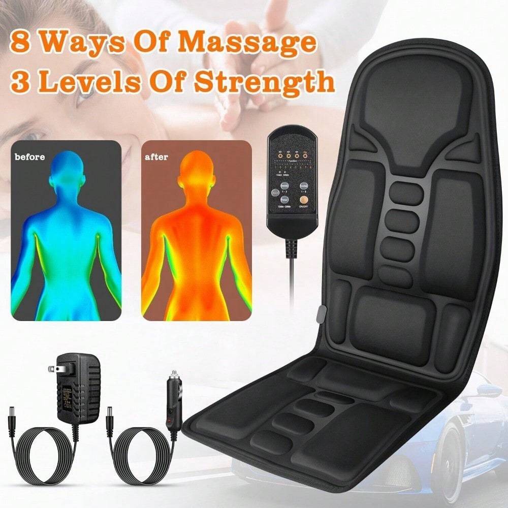 8 Modes Massage Seat Cushion Heated