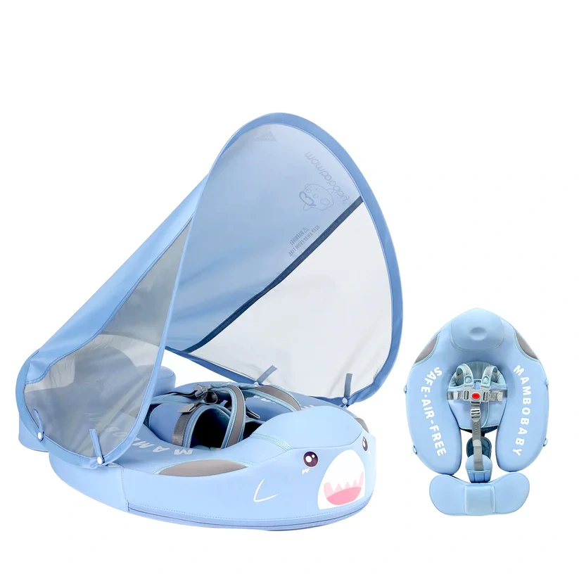 Baby Pool Float Ring With Sunshade