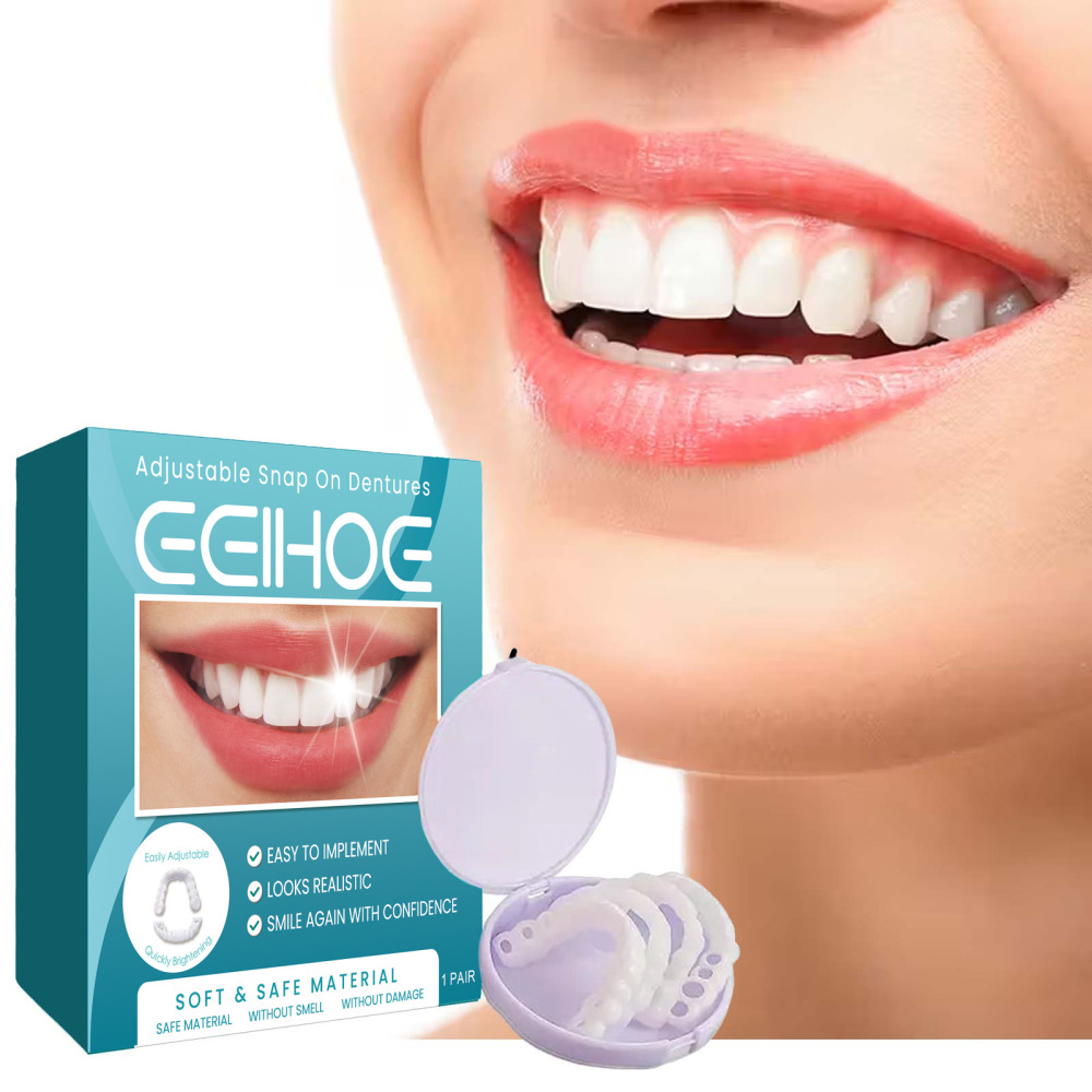 💝EEHLOE💝Latest👨‍⚕Adjustable Snap-On Dentures😁(FREE SHIPPING)