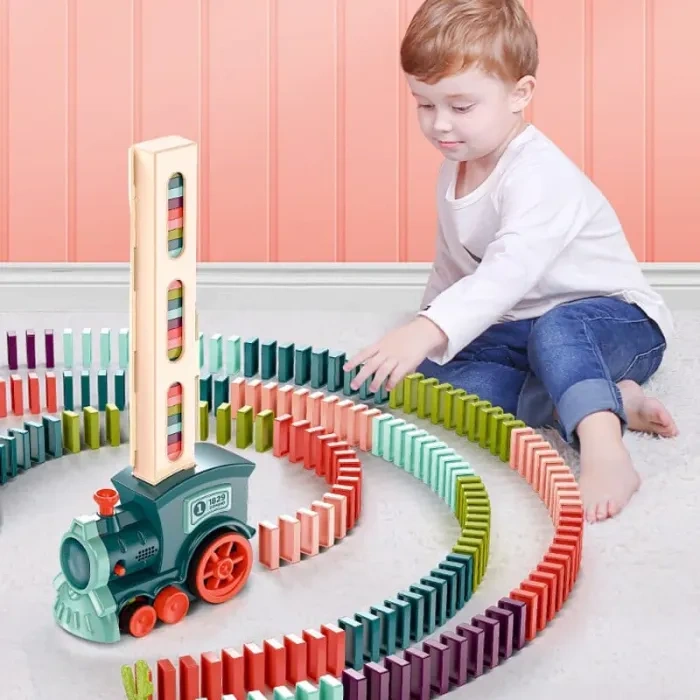 Automatic domino train