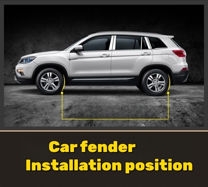 Car anti-sediment protection car paint fender（4pc）