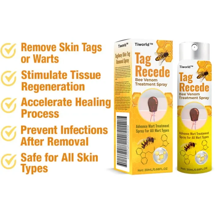 💫PAY FOR 1 TIWORLD™ GET 2 RECEDE TAG 🐝 ⭐⭐⭐⭐⭐ WART AND MOLE SPRAY TREATMENT🐝👨‍⚕