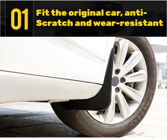 Car anti-sediment protection car paint fender（4pc）