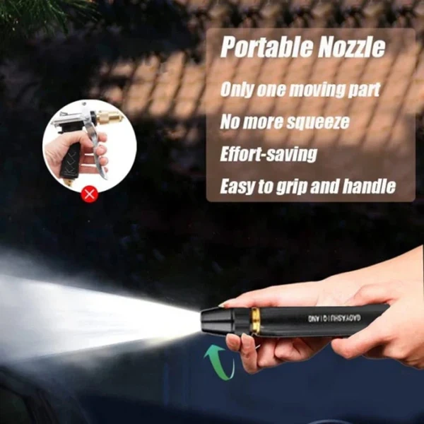 Multi-Function High-Pressure Garden Spray Gun – Adjustable Hose Nozzle for Watering & Cleaning 🚿🌼