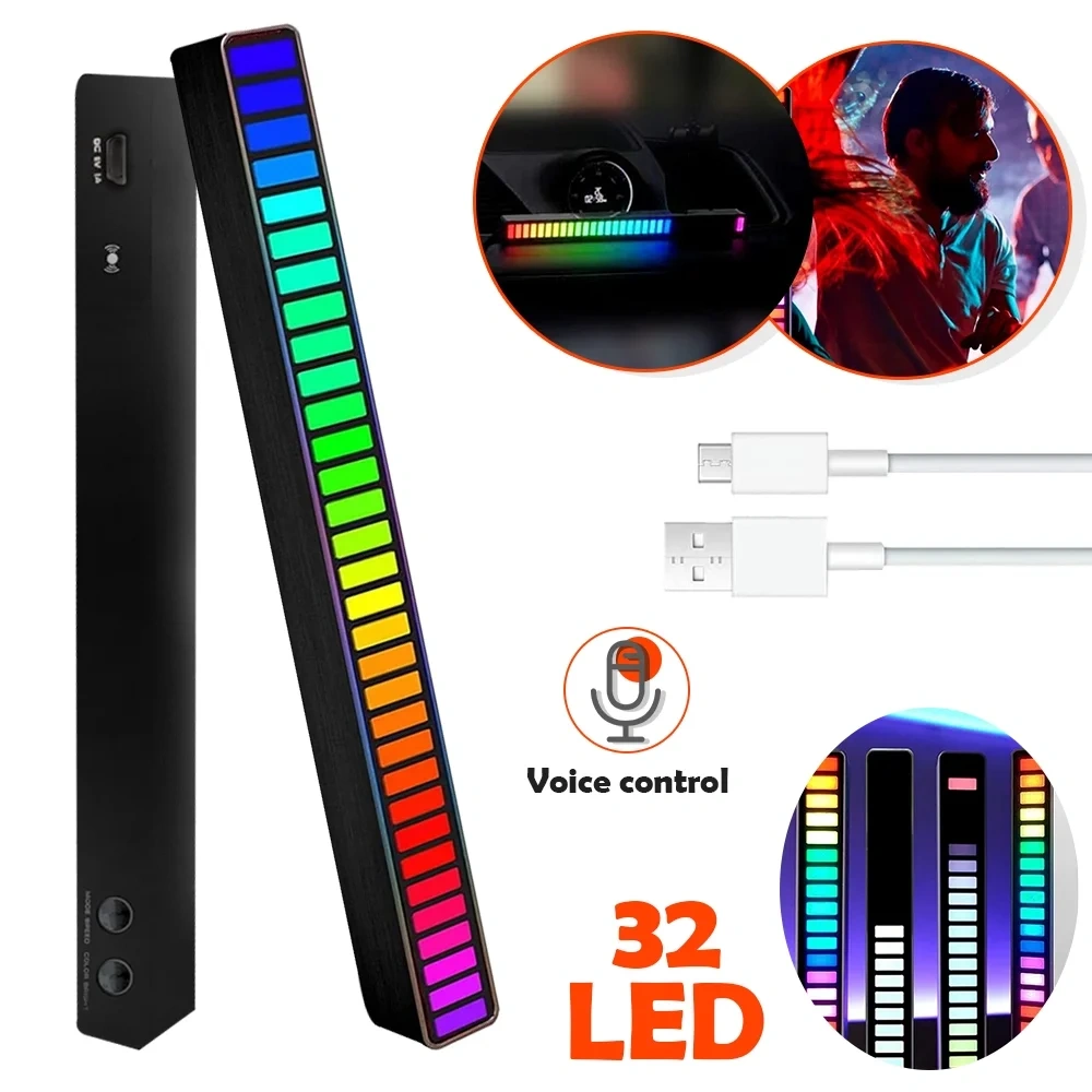 🔥Last Day Promotion - 49% OFF⏰Wireless Sound Activated RGB Light Bar
