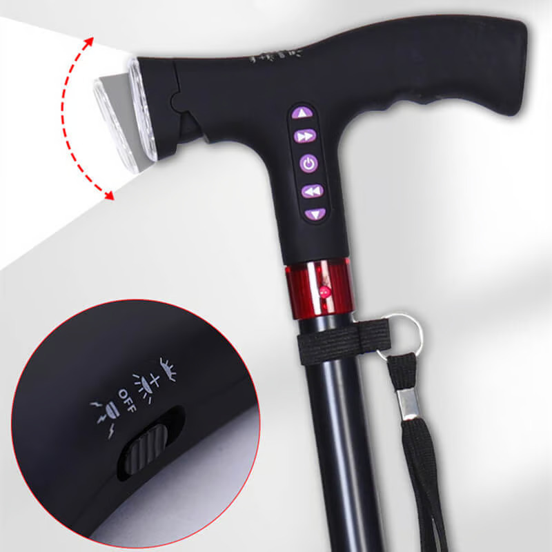49% OFF Today Only - Smart Walking Cane With Automatic Alarm When The Elderly Fall Down