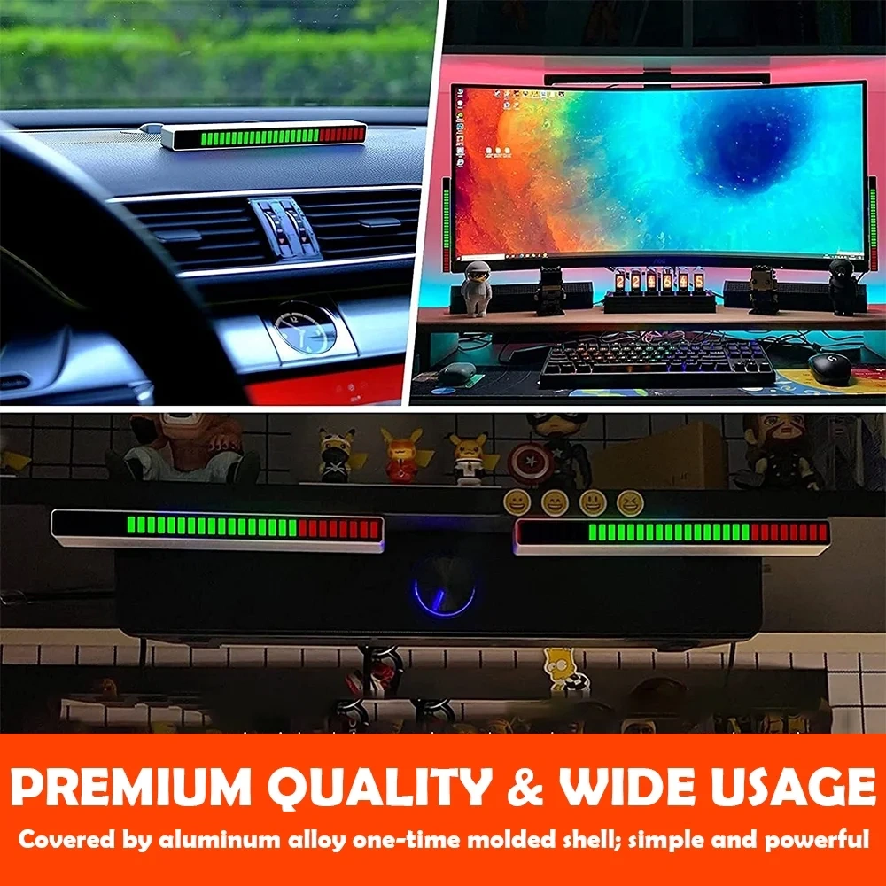 🔥Last Day Promotion - 49% OFF⏰Wireless Sound Activated RGB Light Bar