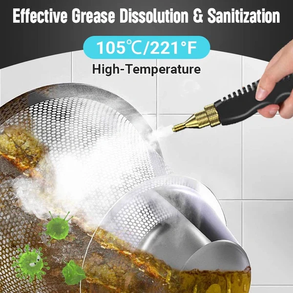 🔥Hot Sale🔥2500W Handheld High-Temperature Pressurized Steam Cleaner  🔥Hot Sale🔥2500W Handheld High-Temperature Pressurized Steam Cleaner