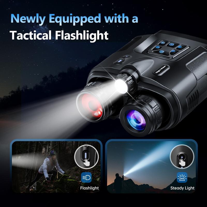 4K Infrared Night Vision Goggles, Binoculars (Free 64G memory card)