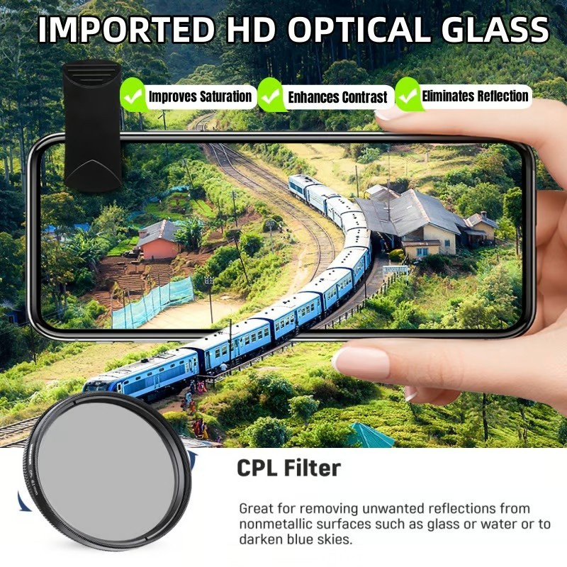 🔥2025 New arrivals - 52/67MM Phone Lens Filter Kit For All Phones Models