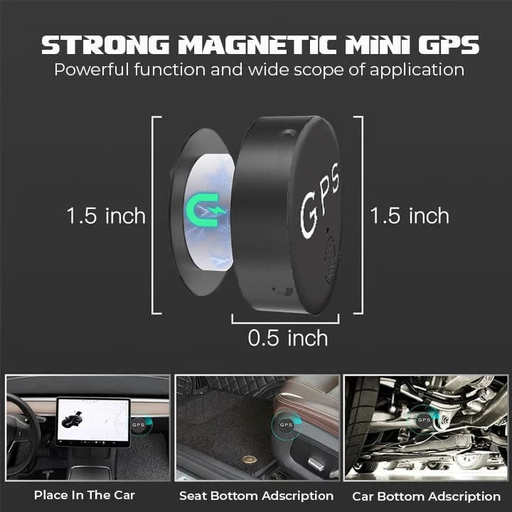 HOT SALE🔥 EasyFind Mini Magnetic GPS Tracker - Unlimited Distance, Worldwide!