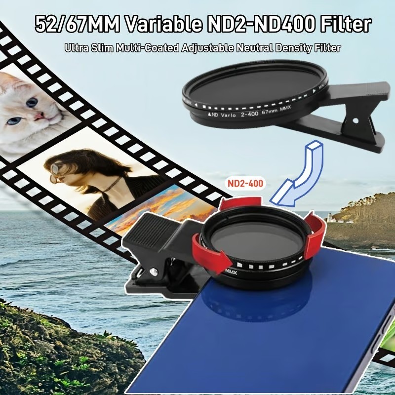 🔥2025 New arrivals - 52/67MM Phone Lens Filter Kit For All Phones Models
