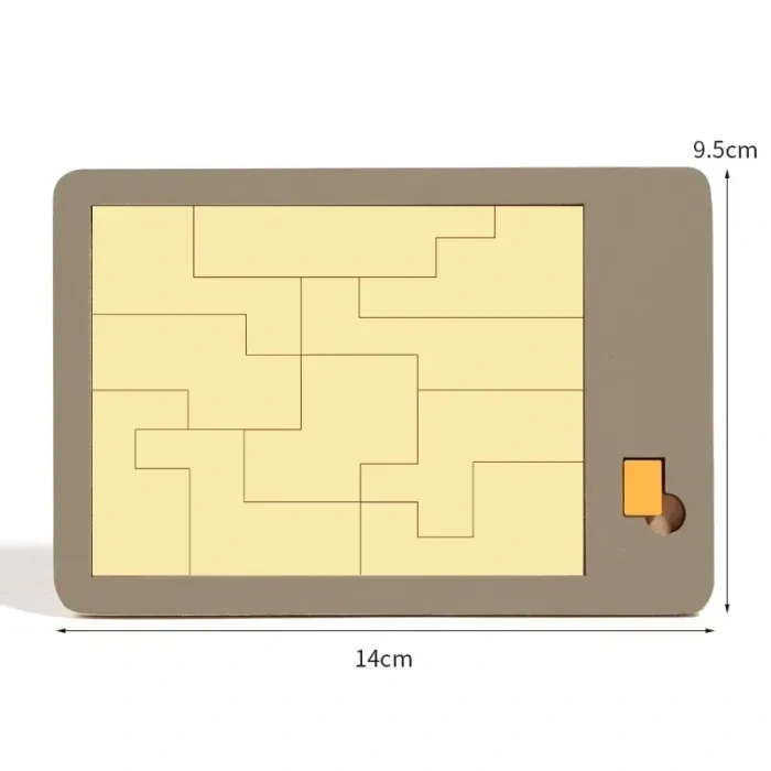 Wooden Tangram Board Puzzle Game Montessori Shape Puzzle Sorting Games Toy Colorful Tangram Educational Pattern Toy For Children